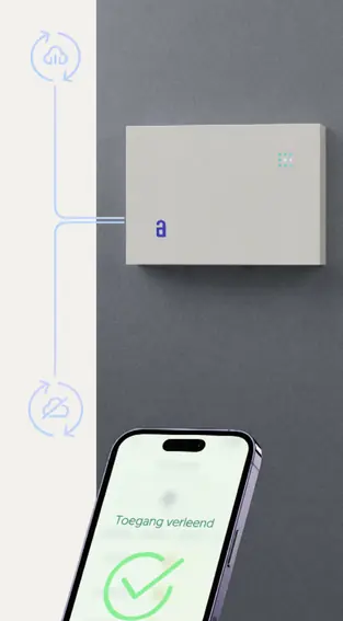 Akiles Controller in gebruik met de smartphone-app
