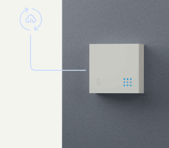 Akiles Gateway verbonden met het cloudplatform